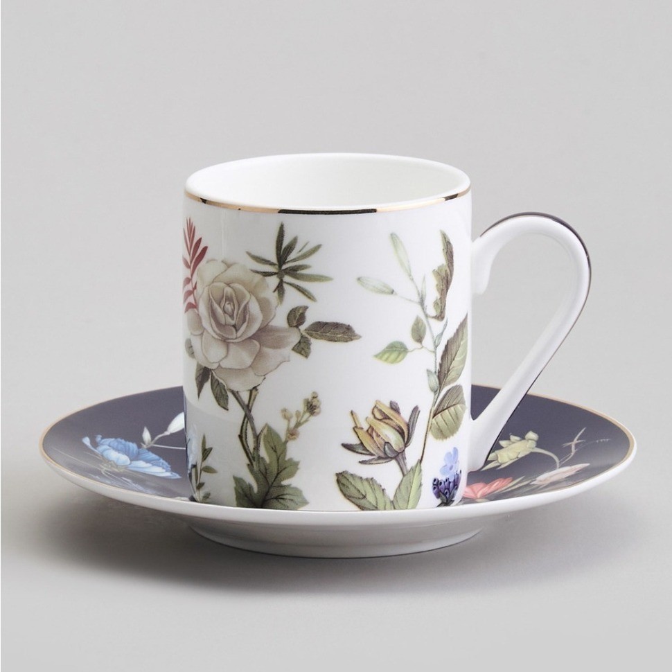 Кофейный набор lefard "belle" на 2 пер. 4 пр. 100 мл (86-2549-1)