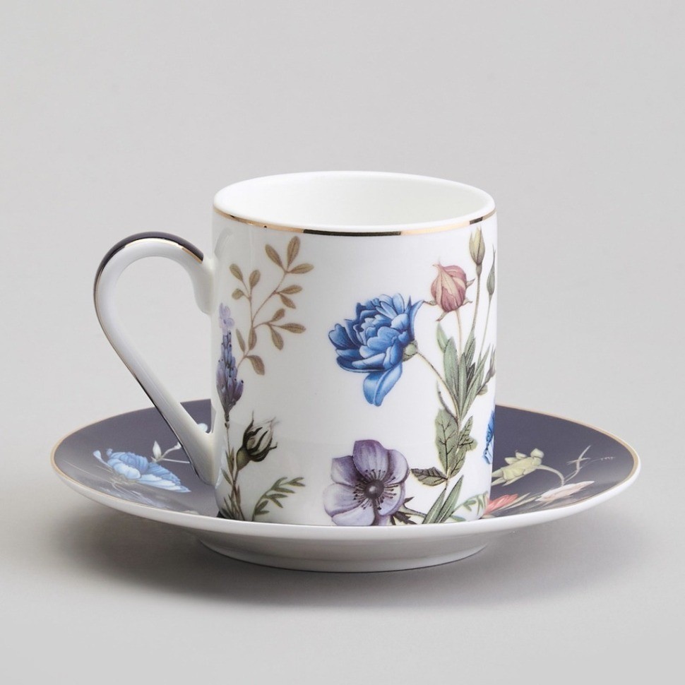 Кофейный набор lefard "belle" на 2 пер. 4 пр. 100 мл (86-2549-1)