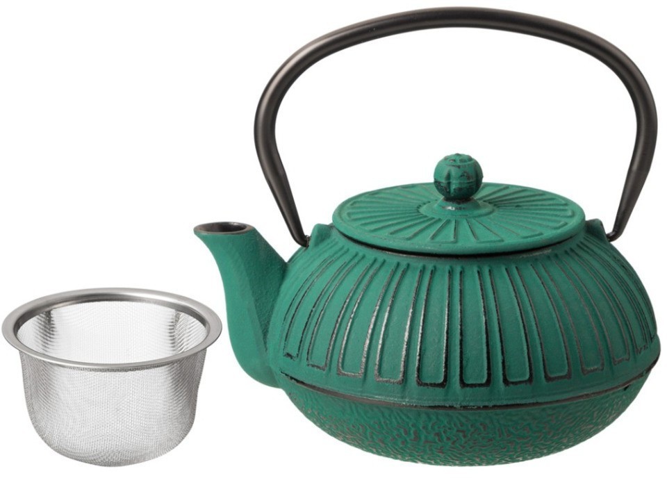 Заварочный чайник чугунный с эмалированным покрытием внутри 600 мл Lefard (734-086)