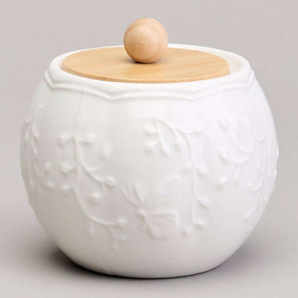 Набор сахарниц lefard "native" 2 шт. 10*10 см 300 мл на дерев. подставке (761-146)