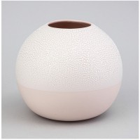 Ваза коллекция &quot;жемчужина&quot; 18*18*16см  цвет: пудровый Lefard (374-155)