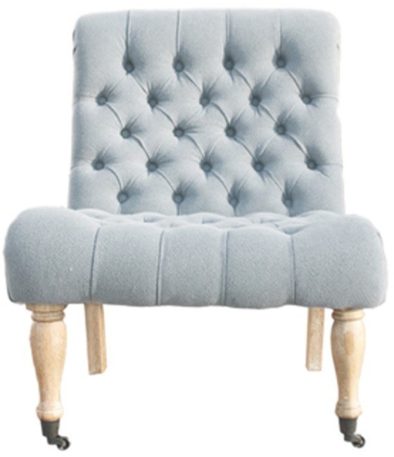 Пуф DC1170/TWE003T-10, каркас массив дуба, обивка лен, фурнитура бронза, grey, ROOMERS FURNITURE