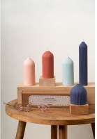 Свеча декоративная терракотового цвета из коллекции edge, 10,5 см (73485)