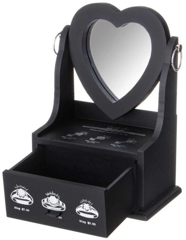 Шкатулка для украшений с зеркалом 18*11*29,5 см Lefard (129-522)