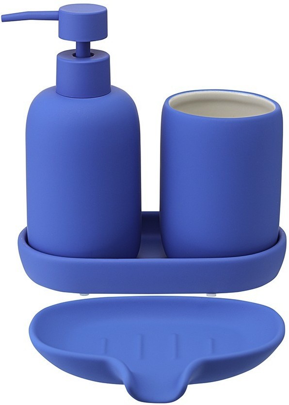 Стакан для зубных щеток flow, синий индиго (78505)