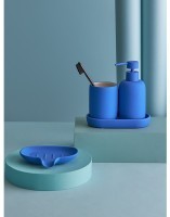 Стакан для зубных щеток flow, синий индиго (78505)