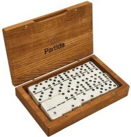 Домино в шкатулке из ясеня Partida (46526)