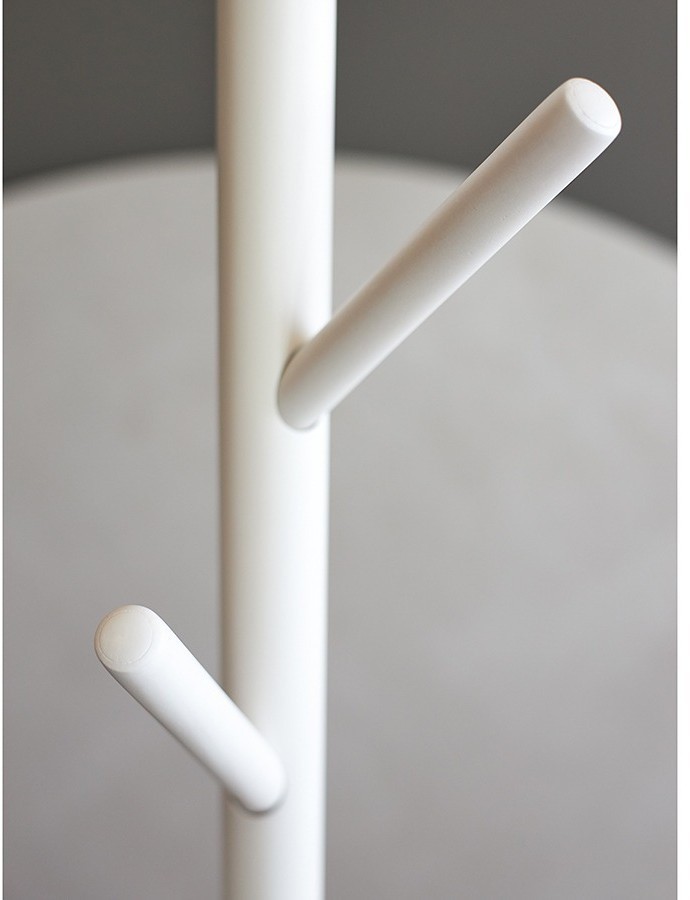 Вешалка напольная forsty, 173 см, белая (78847)