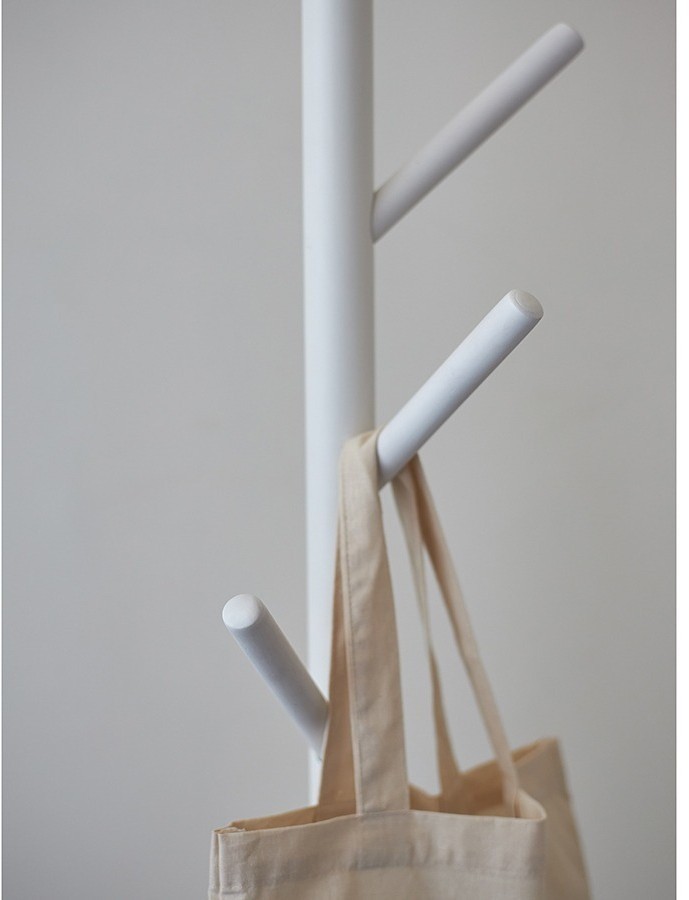 Вешалка напольная forsty, 173 см, белая (78847)