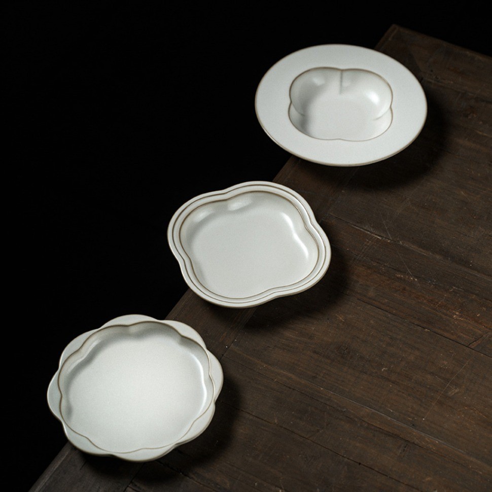Тарелка L9732-Cream, 24,2 см, каменная керамика, ROOMERS TABLEWARE
