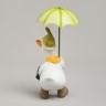 Статуэтка "утка под зонтиком" 10,5х12х20 см Lefard (121-160)