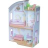 Деревянный кукольный домик "Элизе", с мебелью 12 предметов в наборе, для кукол 30 см (10237_KE)