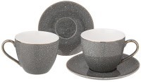 Чайный набор lefard &quot;grain&quot; на 2 пер. 4 пр. 275 мл серый (42-508)