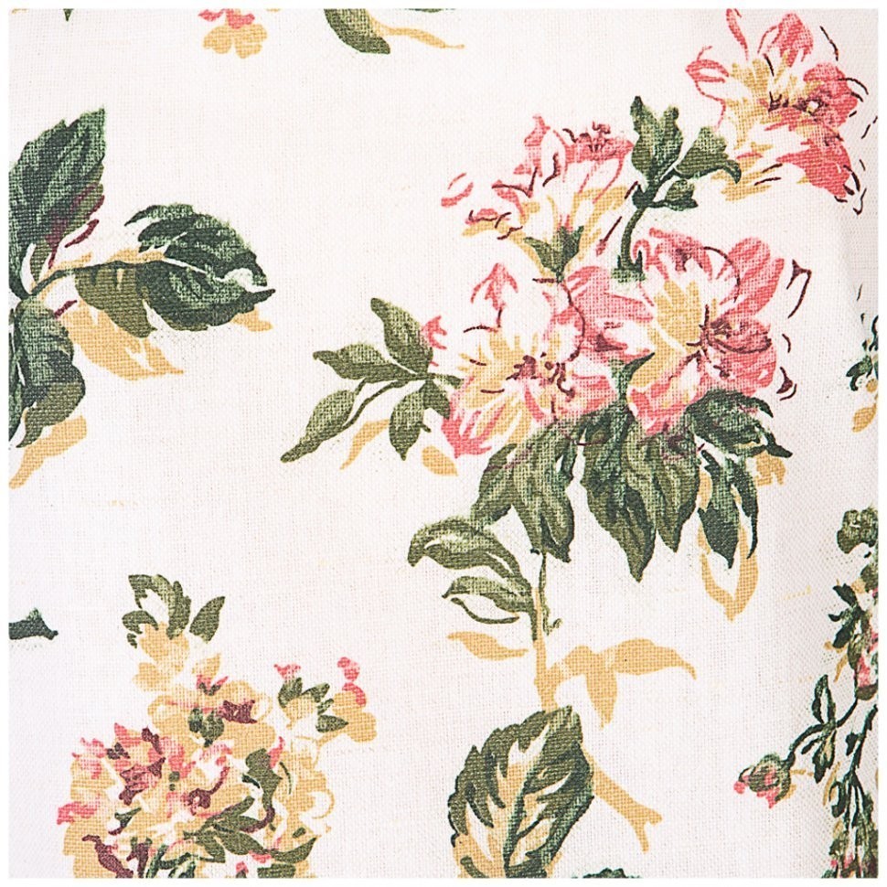 Фартук "верона",горчица+цветной , вышивка, ,100% хлопок SANTALINO (850-604-37)