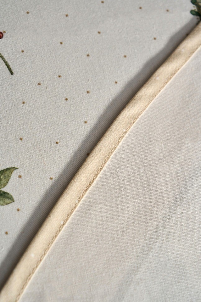 Скатерть овальная "celebration"140х300см ,бежевый, 100% хлопок,твил, пропитка Lefard (850-734-42)