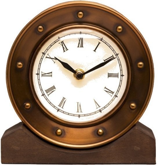 Часы Алейн DTR2104 s/3Med, 16, бронза, дерево, стекло, Bronze, RESTORATION HARDWARE