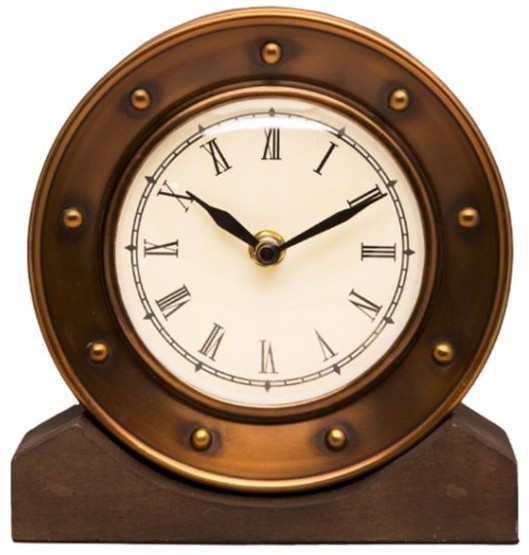 Часы Алейн DTR2104 s/3Med, 16, бронза, дерево, стекло, Bronze, RESTORATION HARDWARE