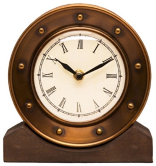 Часы Алейн DTR2104 s/3Med, 16, бронза, дерево, стекло, Bronze, RESTORATION HARDWARE