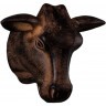 Голова быка 4095-R, металл, Bronze, ROOMERS FURNITURE