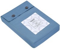 Простыня из премиального сатина джинсово-синего цвета из коллекции essential, 240х270 см (79835)