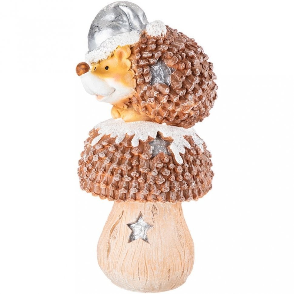 Фигурка декоративная "ежик на грибе" 20*19*43см Lefard (169-705)