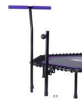 БЕЗ УПАКОВКИ Батут TR-401 101 см с держателем, фиолетовый (2102692)