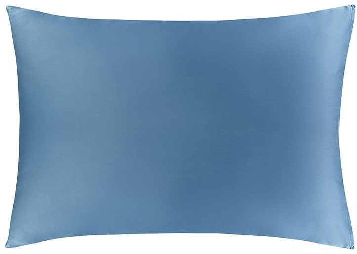 Комплект постельного белья из премиального сатина джинсово-синего цвета из коллекции essential, 150х (79818)