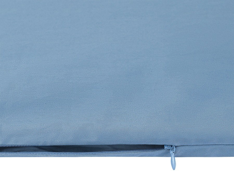 Комплект постельного белья из премиального сатина джинсово-синего цвета из коллекции essential, 150х (79818)