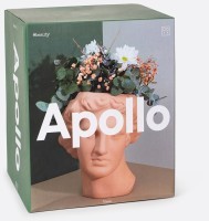 Ваза для цветов apollo, 23,4 см, терракотовая (76239)