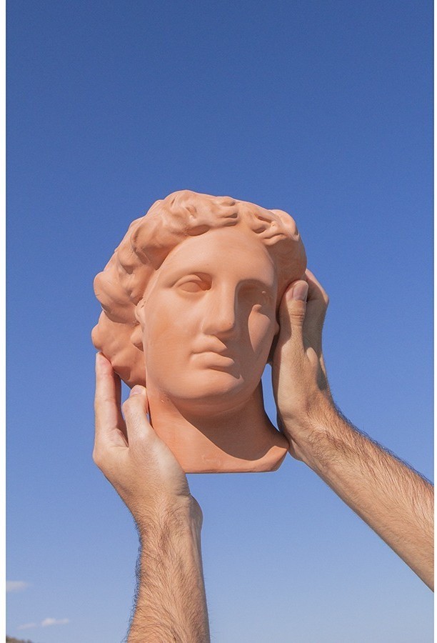 Ваза для цветов apollo, 23,4 см, терракотовая (76239)