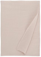 Набор из двух вафельных полотенец изо льна цвета пыльной розы из коллекции essential, 50х70 см (75108)