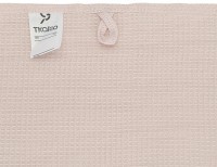 Набор из двух вафельных полотенец изо льна цвета пыльной розы из коллекции essential, 50х70 см (75108)