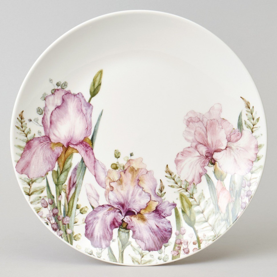 Тарелка закусочная lefard "irises" 20,5*2 см (425-144)