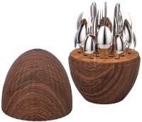 Набор столовых приборов на пластиковой подставке, 24пр Agness (933-204)