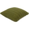 Подушка из хлопка с буклированной вязкой оливкового цвета из коллекции essential, 45х45 см (74549)