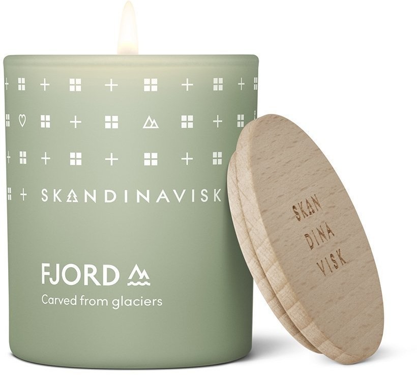 Свеча ароматическая fjord с крышкой, 65 г (новая) (70365)