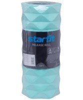 Ролик массажный STARFIT FA-507, средняя жесткость, 32,5x12,5 cм, мятный/серый (1041691)