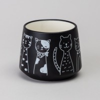 Чайный набор lefard на 1 персону &quot;коты&quot; цвет черный (756-475)