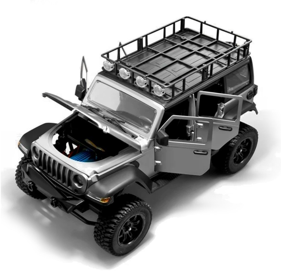 Радиоуправляемый внедорожник Wrangler 4WD 1:12 (MN-128-SILVER)