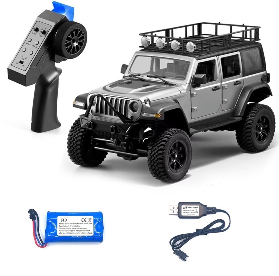 Радиоуправляемый внедорожник Wrangler 4WD 1:12 (MN-128-SILVER)