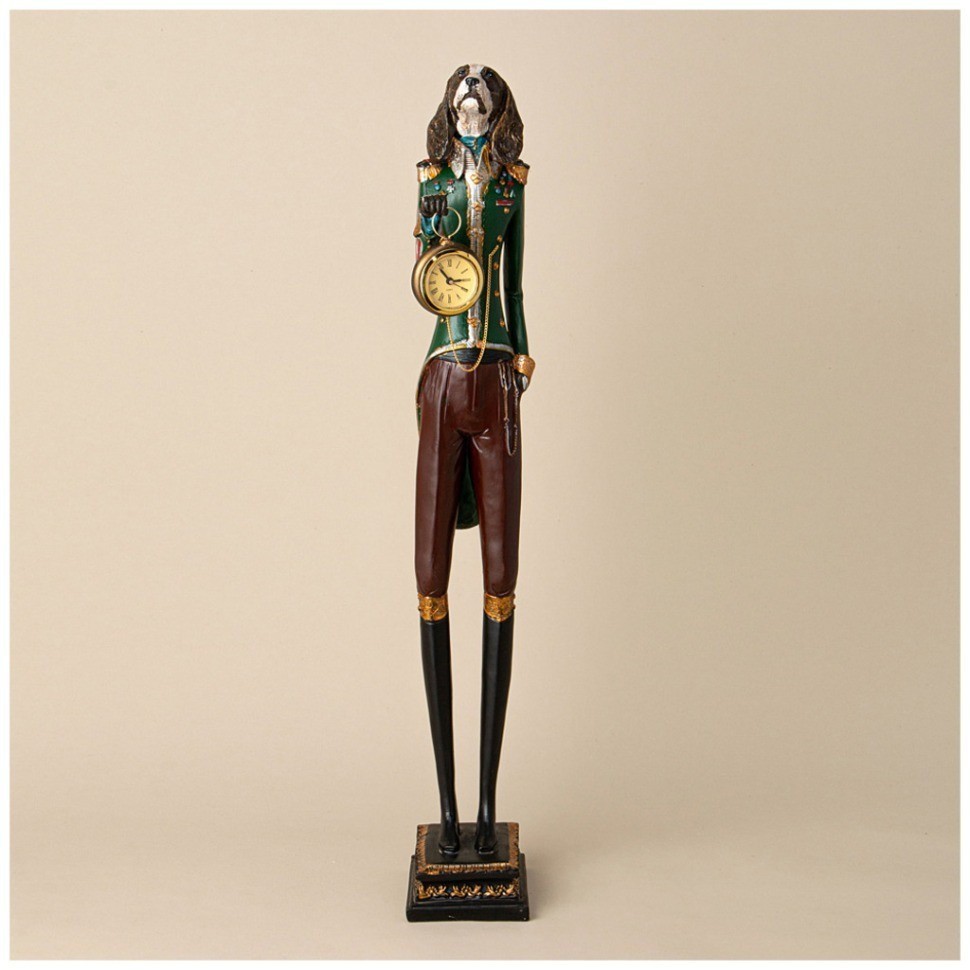 Фигурка с часами  "английская коллекция "собака" Lefard (774-170)