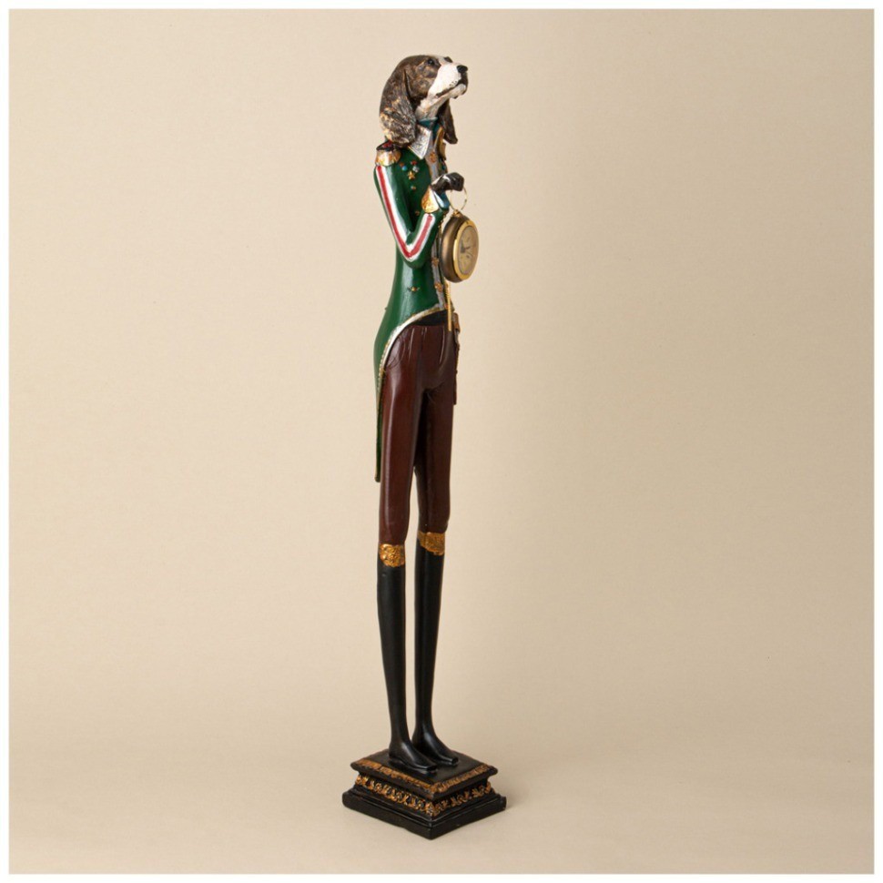 Фигурка с часами  "английская коллекция "собака" Lefard (774-170)