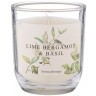 Свеча ароматизированная в стакане "lime bergamot & basil" 7,5*8,5 см Lefard (625-120)