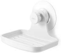 Мыльница для душа настенная flex adhesive, белая (77091)