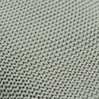 Плед из хлопка жемчужной вязки мятного цвета из коллекции essential, 130х180 см (65885)