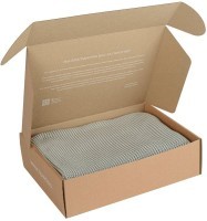 Плед из хлопка жемчужной вязки мятного цвета из коллекции essential, 130х180 см (65885)