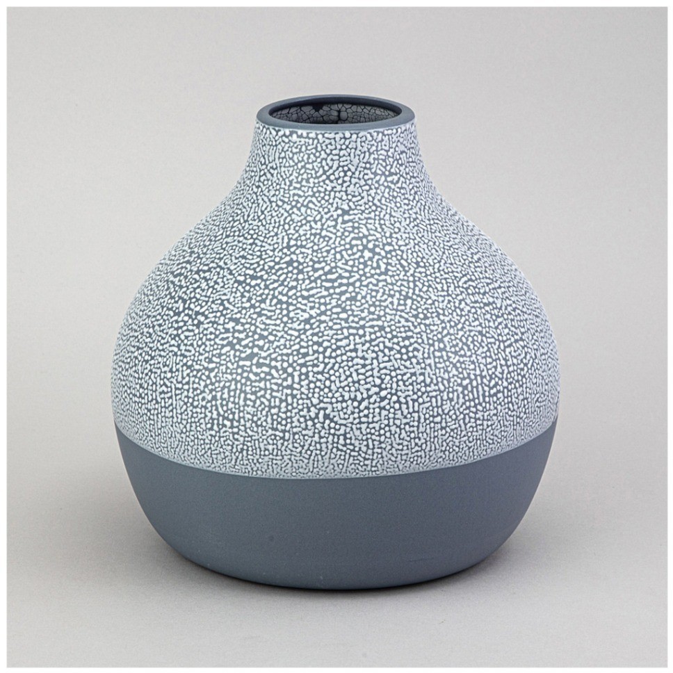 Ваза коллекция "жемчужина" 20*20*21.6см цвет: темно-синий Lefard (374-144)