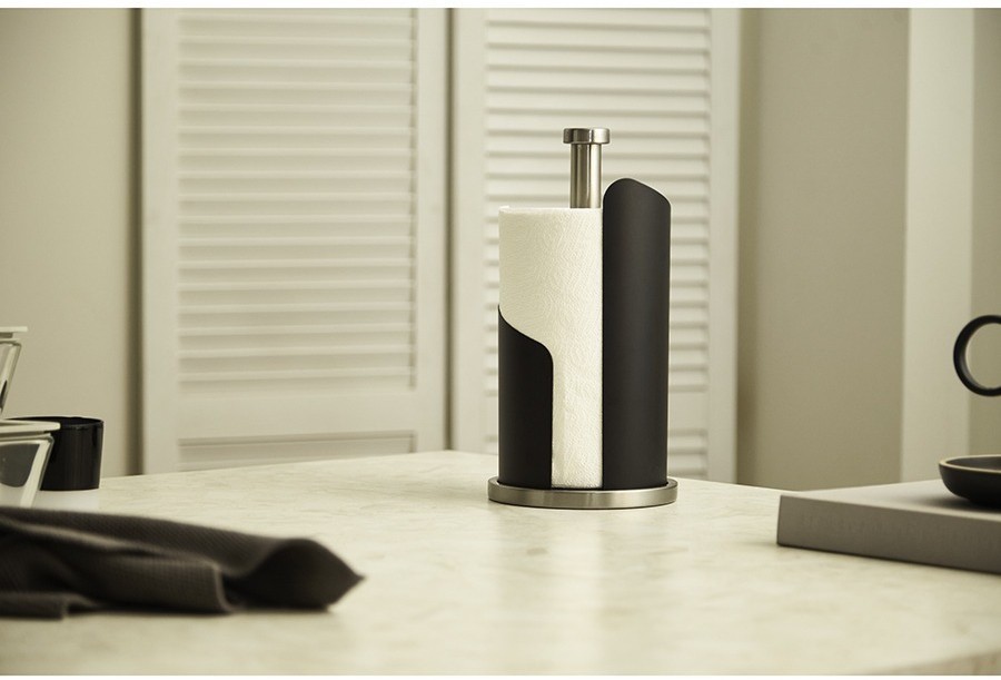 Держатель для бумажных полотенец riks, графит (78427)