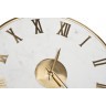 Часы настенные белый мрамор/золото d40см (TT-00012202)
