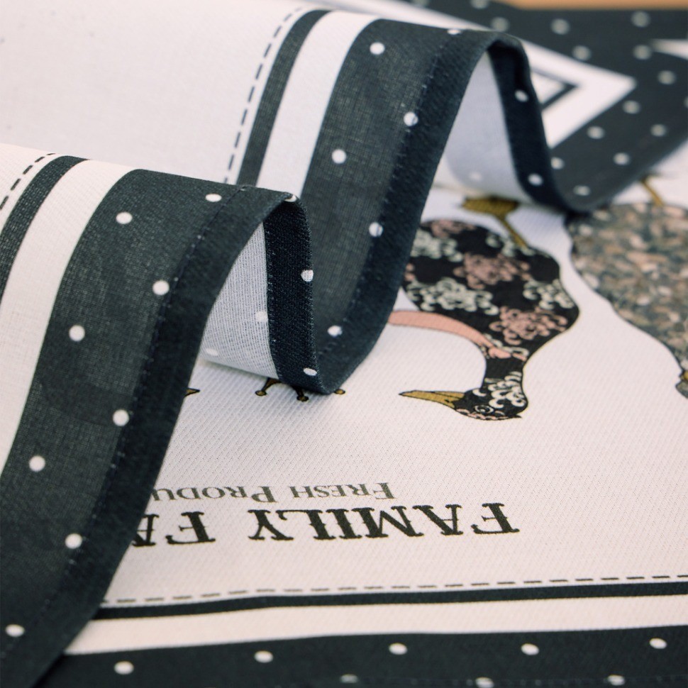 Набор полотенец "family farm",синий ,40х70см твил,100% хлопок, Lefard (850-742-62)